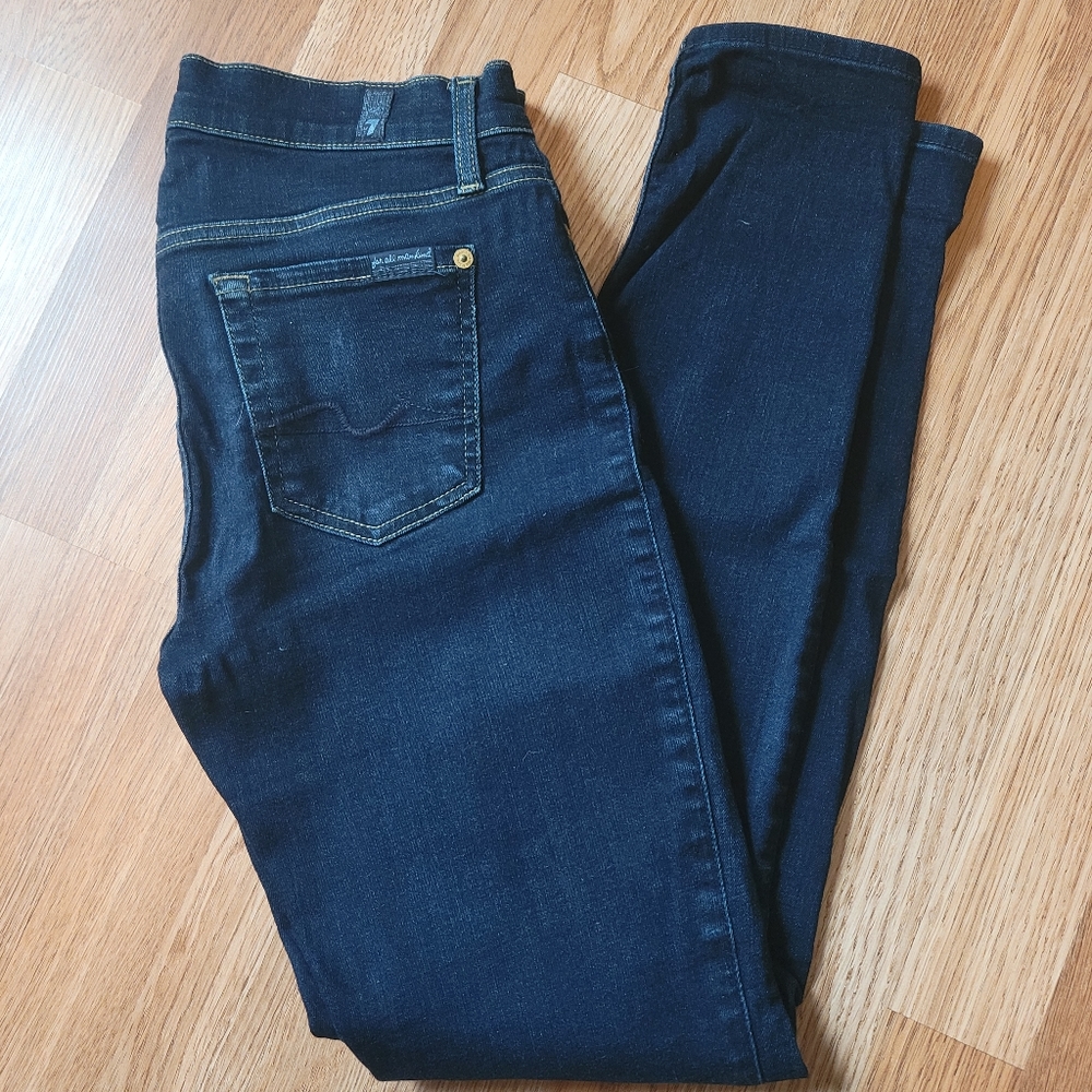 7 For All Mankind Skinny Jeans Size 26
